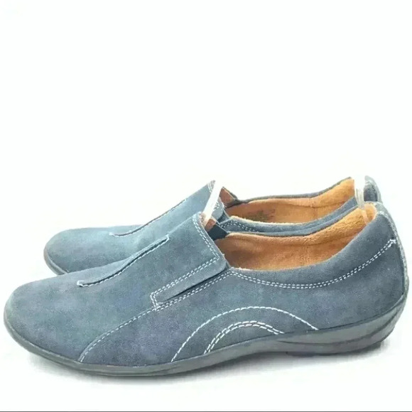Naturalizer flats sz 7 38 fadrina navy blue suede - Picture 5 of 12